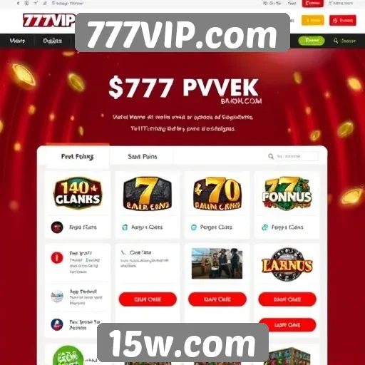 Sistema de bônus atrativo no 777VIP.com melhora experiência do usuário