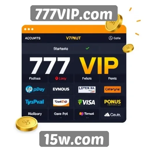 Opções de pagamento e retirada no 777VIP.com